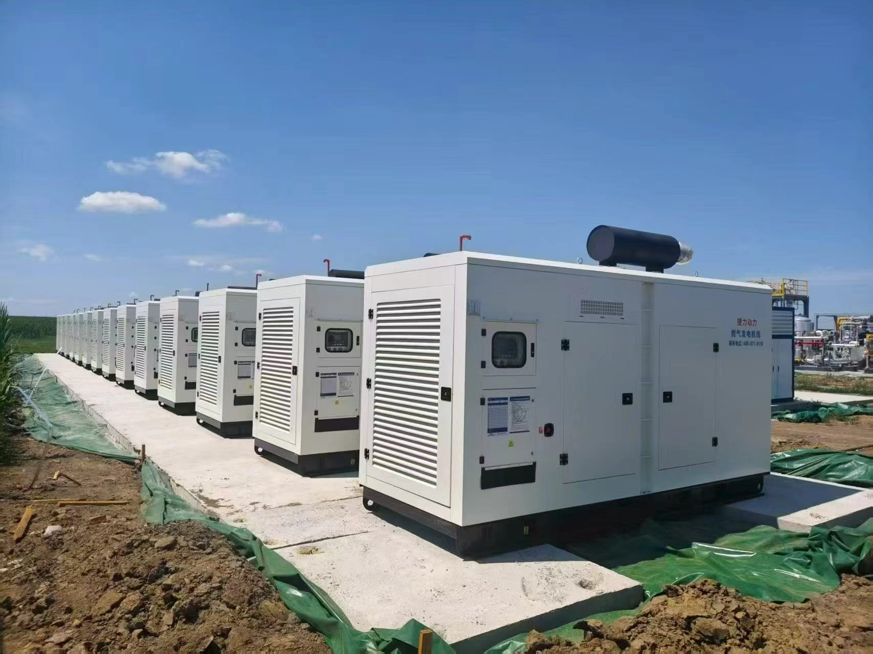 Gas generator sets for Daqing Oilfield distributed power