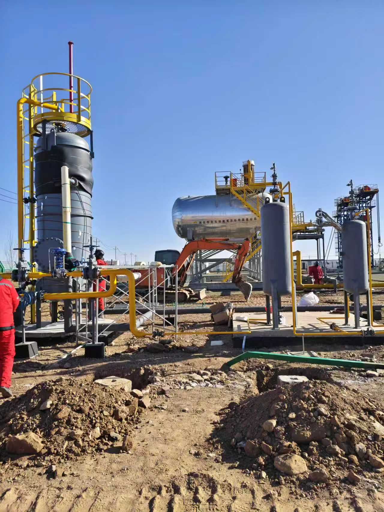 Mine gas generator system detail