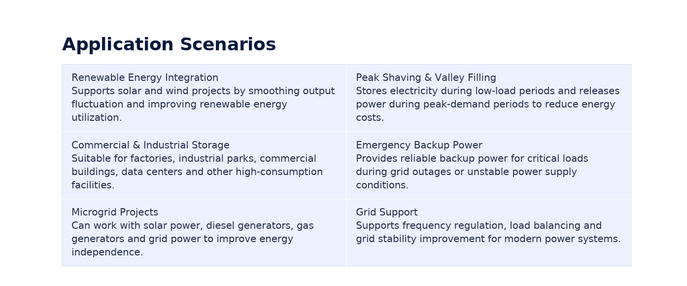 PLES - MW Energy Storage specification image 3 - microgrid system with solar PV, battery storage, generator backup and EMS control