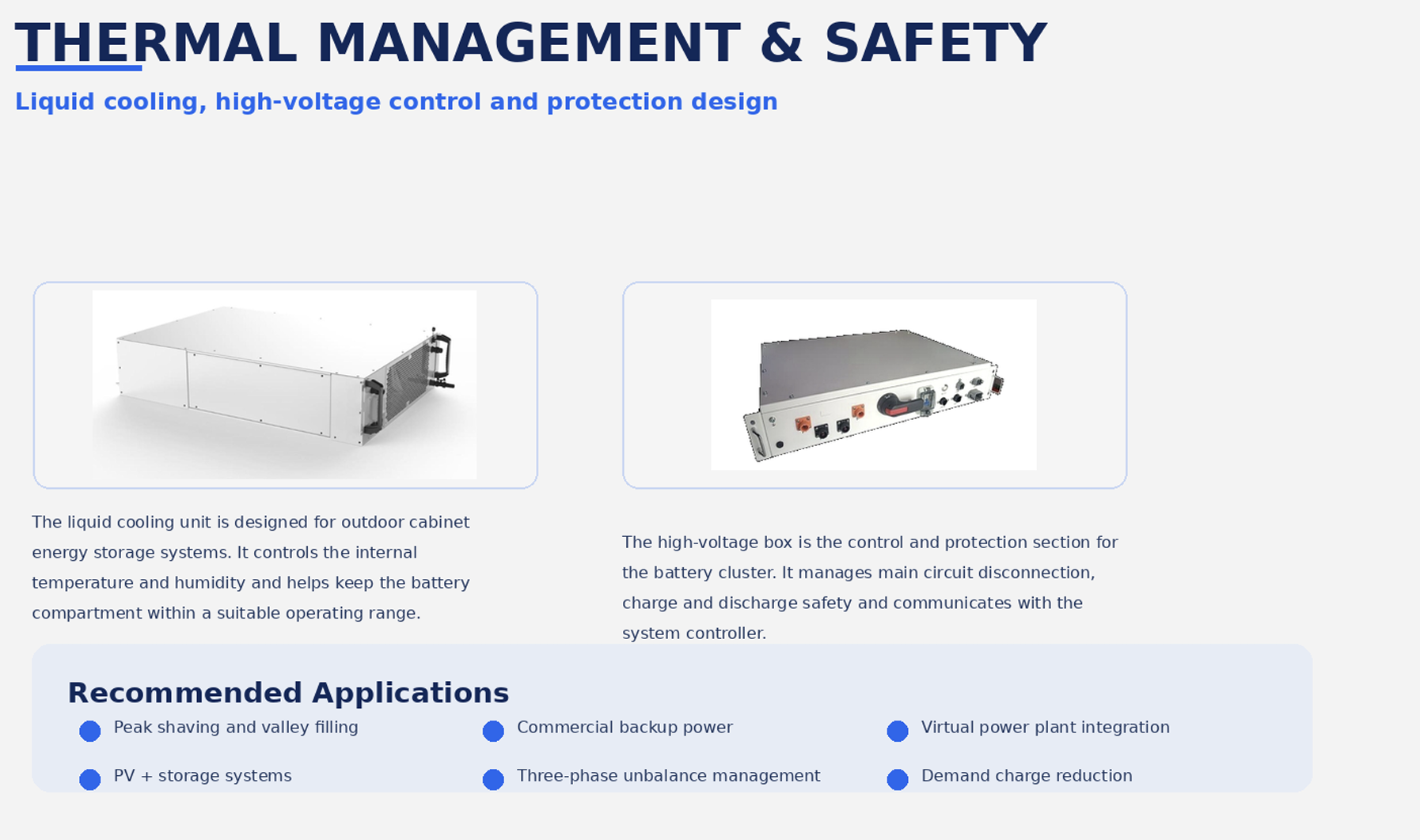 PSES - KW Energy Storage cabinet BESS specification image 5