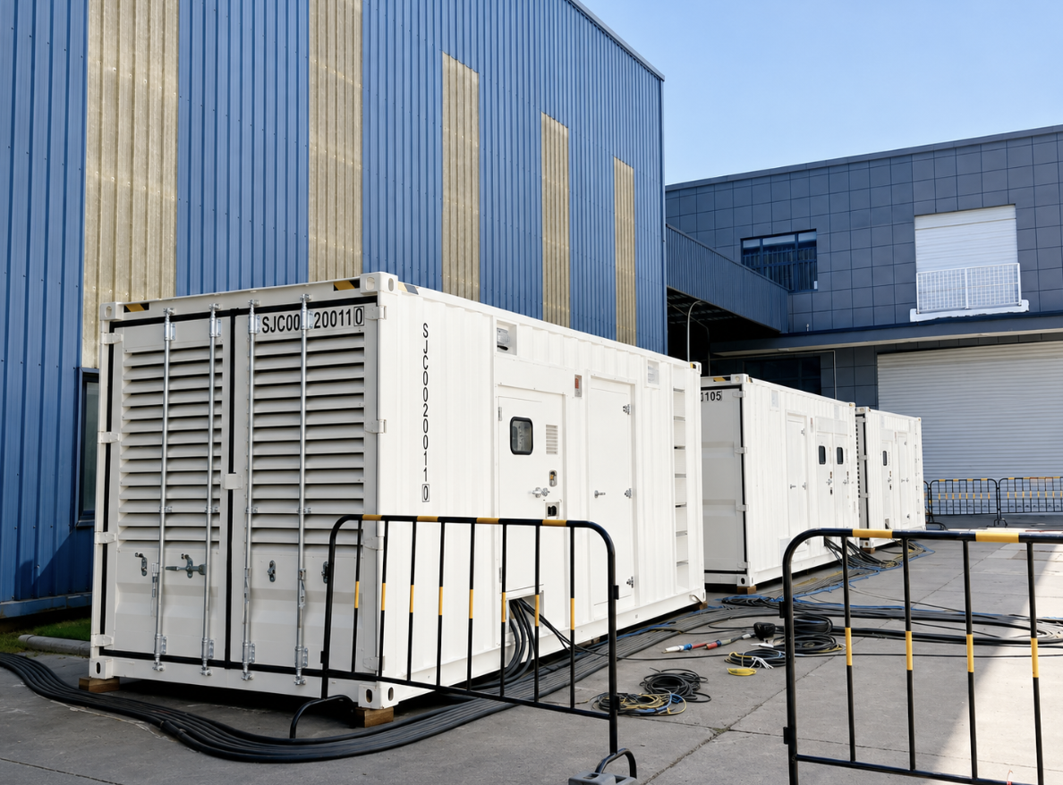 PMG 1-50MW Microgrid Hybrid Power Plant design standards image 1 - microgrid system with solar PV, battery storage, generator backup and EMS control