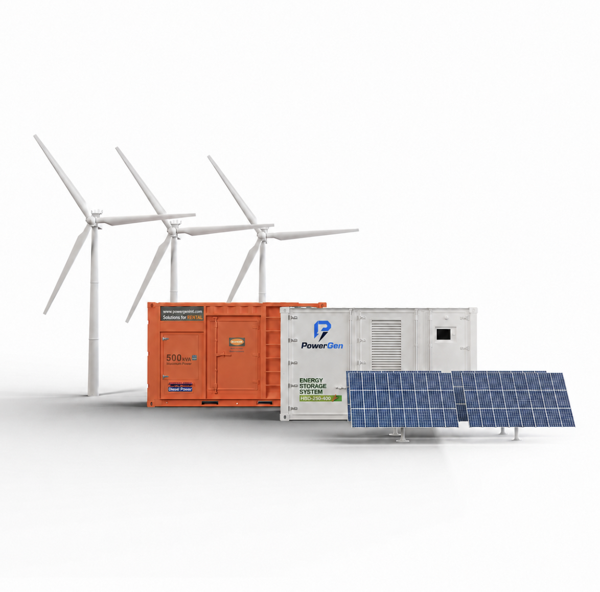 PMG 1-50MW Microgrid Hybrid Power Plant
