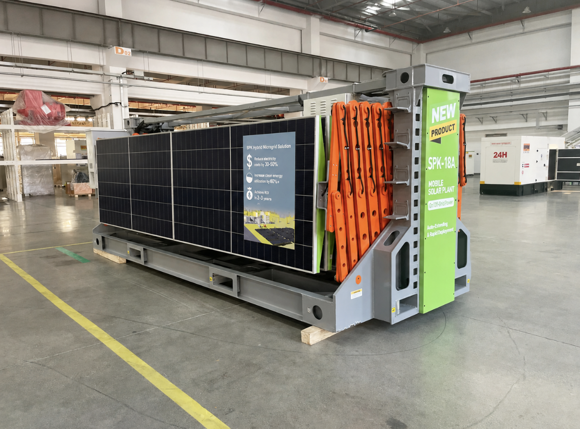 SGP - Mobile Solar Array product photos image 3 - solar PV energy system for renewable power generation and hybrid energy projects